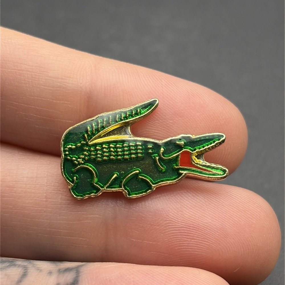 Crocodile Alligator Animal‎ Green Lapel Hat Pin